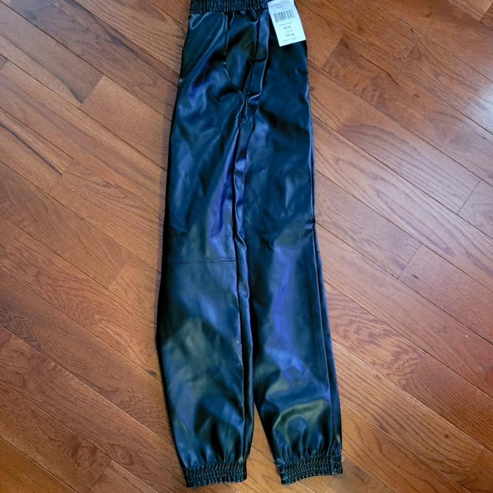 Pleather Joggers